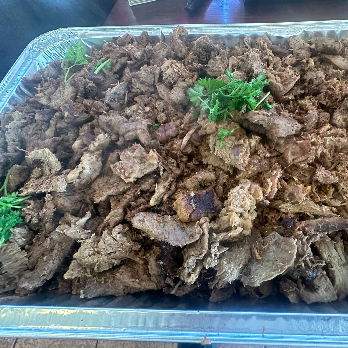 Lamb Shawarma Tray (Meat Only) — Catering