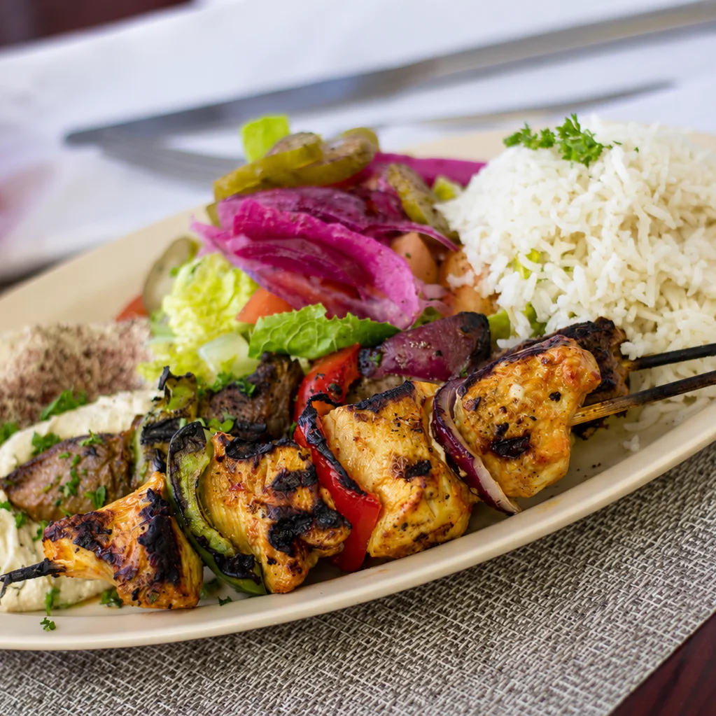 Shish Kabob Combo Plate — Plates