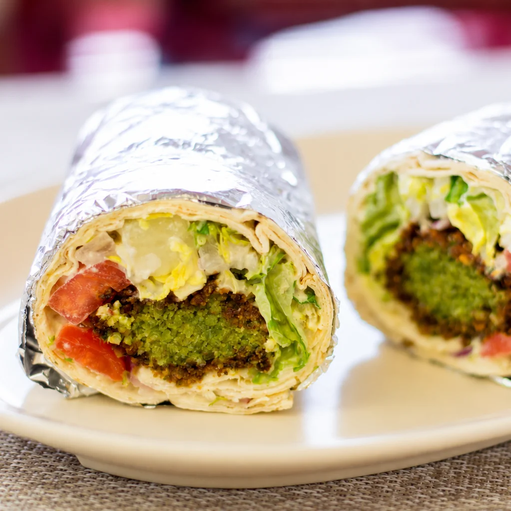 House Falafel Wrap — Wraps