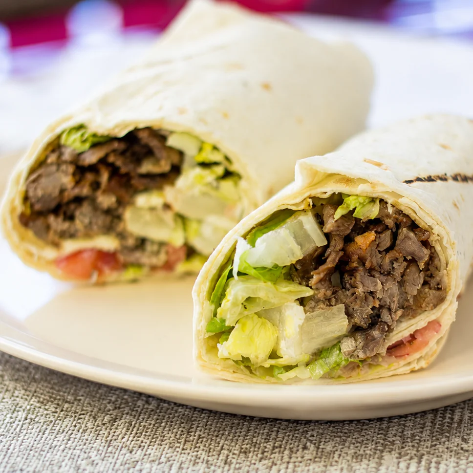Lamb Shawerma Wrap — Wraps